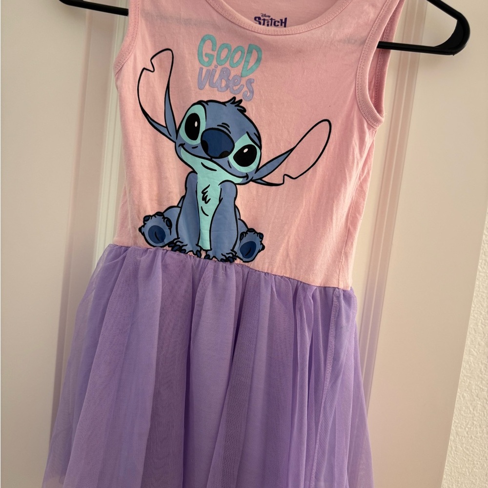 Pink and Purple Stitch Dress